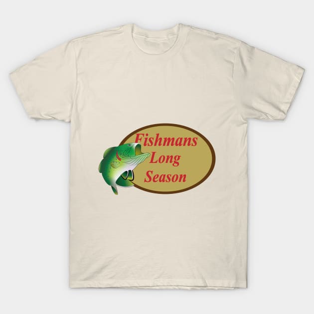 fishmans long season retro,orange fishmans T-Shirt by RookiesCrafts